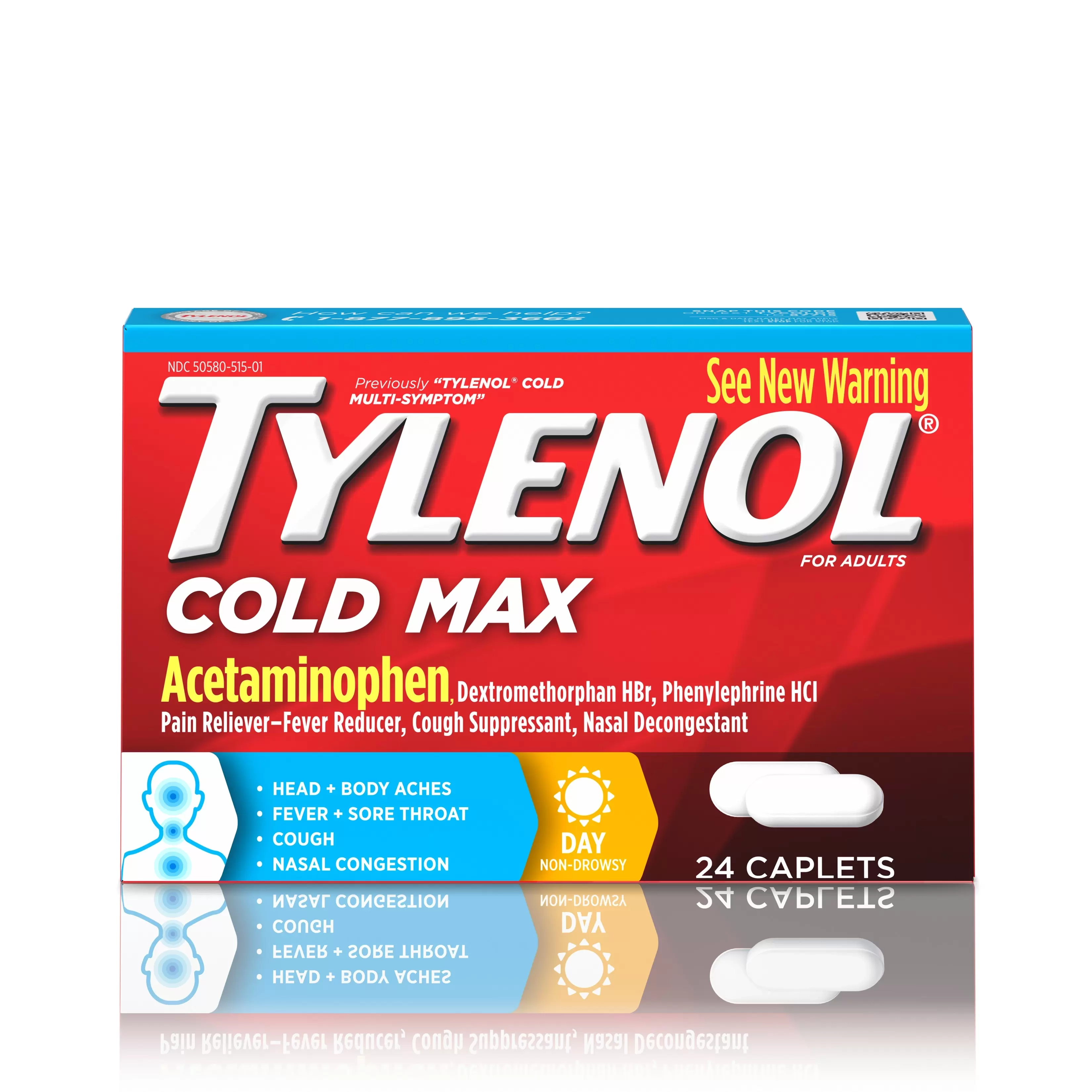 Tylenol Cold Multi-Symptom Caplets Daytime