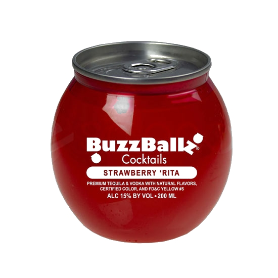 BUZZ BALLZ Strawberry Rita 200 ML at CBC Liquors, Westford, Westford MA
