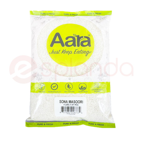 AARA SONA MASOORI RICE:4LBS