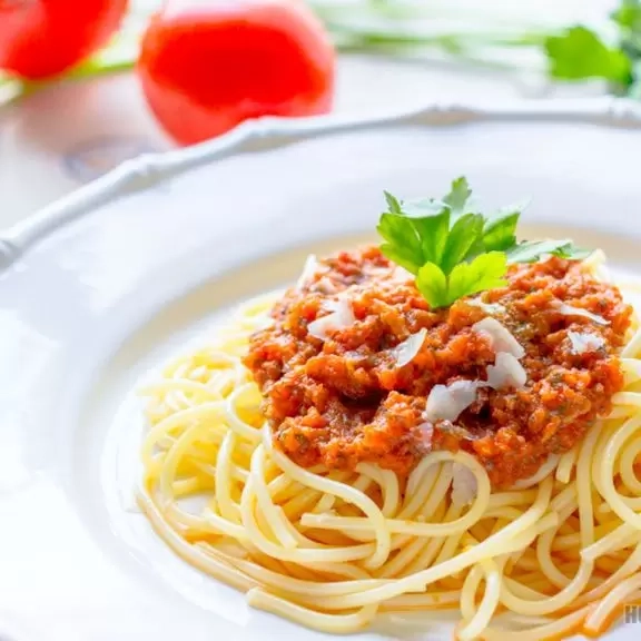 Spaghetti W/Sauce-KM