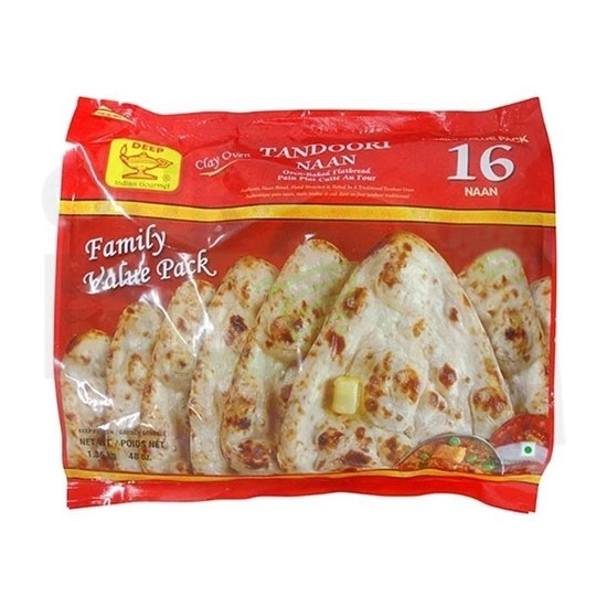 Deep Tandoori Naan : 16pcs