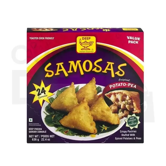 BRAR POTATO PEAS SAMOSA: 22OZ