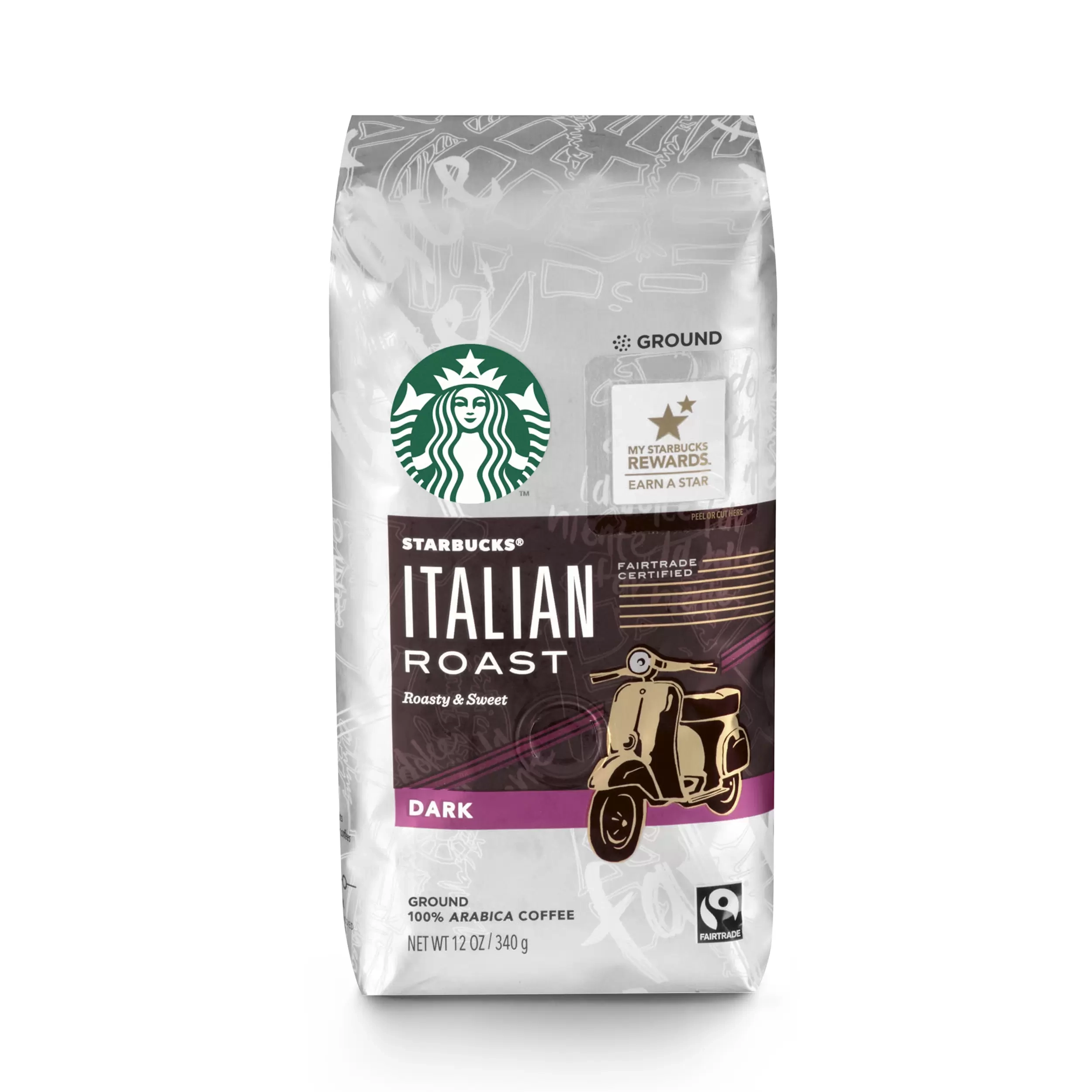 Starbucks Dark Roast Ground Coffee — Italian Roast —