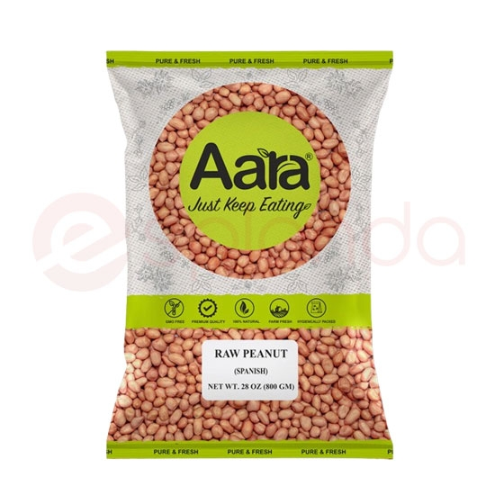 AARA RAW PEANUTS(SPANISH):28OZ