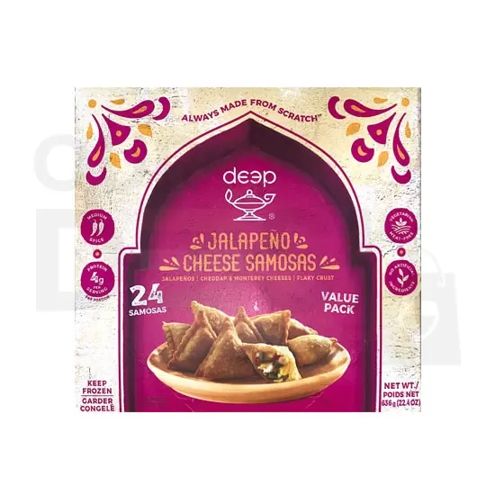 JALPENO CHEESE SAMOSA ;24PC JALPENO CHEESE SAMOSA ;24PC