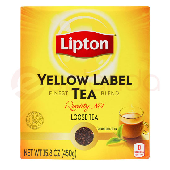 LIPTON YELLOW LABEL TEA : 450G