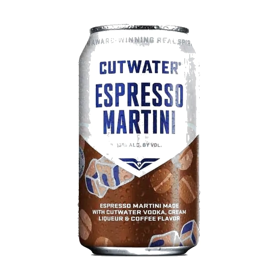 CUTWATER Espresso Martini 4 Pack at CBC Liquors, Westford, Westford MA