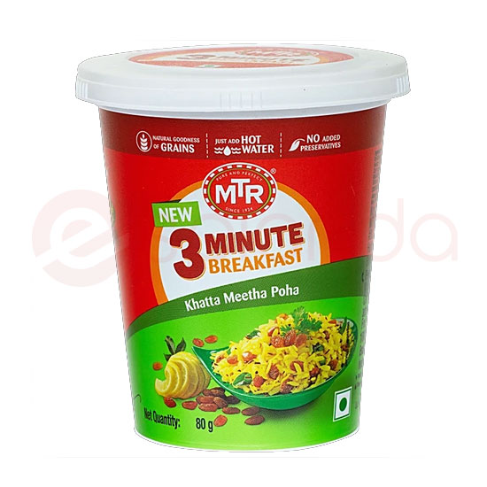 MTR KHATTA MEETHA POHA:80G