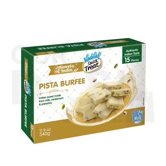 VADILAL PISTA BURFEE: 11.9 Z