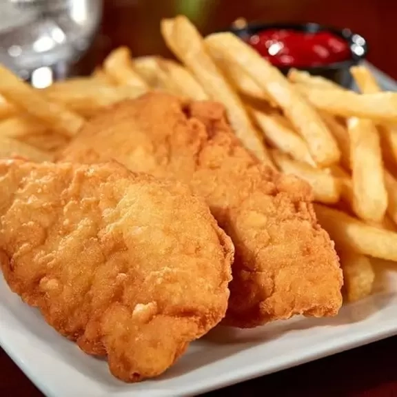 Chicken Finger W/ Fries Or Rice