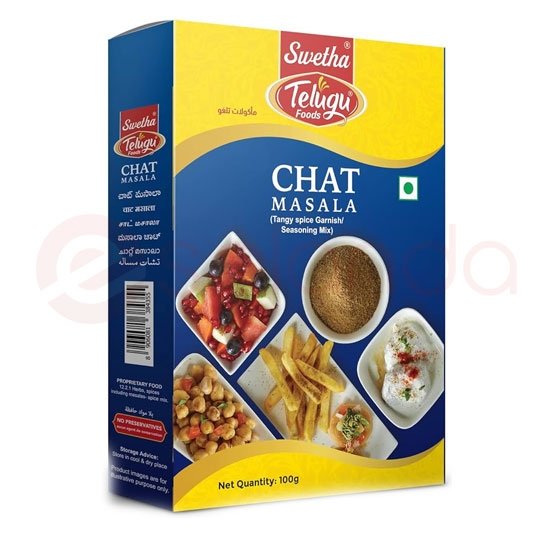 SWETHA TELUGU CHAT MASALA:100G