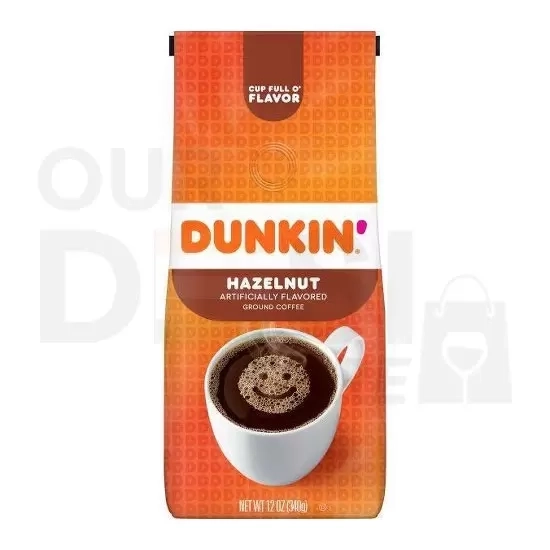 Dunkin' Hazelnut Flavored Light Roast Ground Coffee -