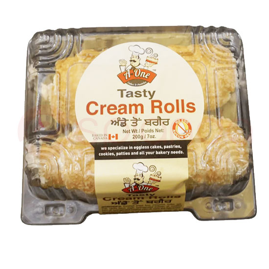 A-ONE TASTY CREAM ROLLS: 200GM