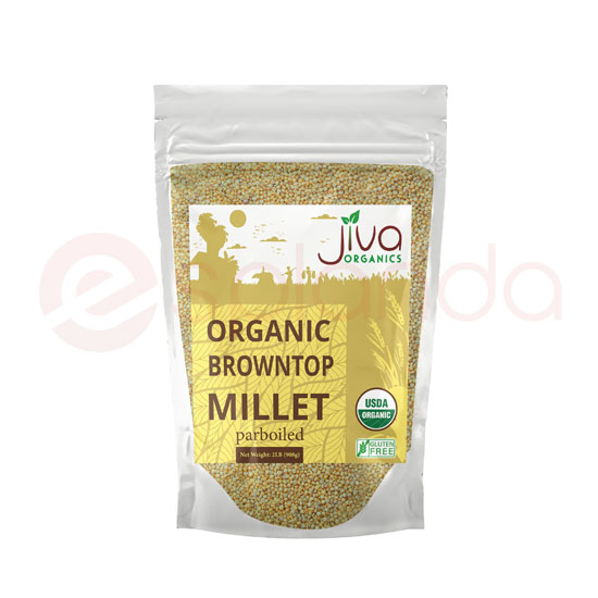 JIVA ORG. BROWNTOP MILLET:2LB