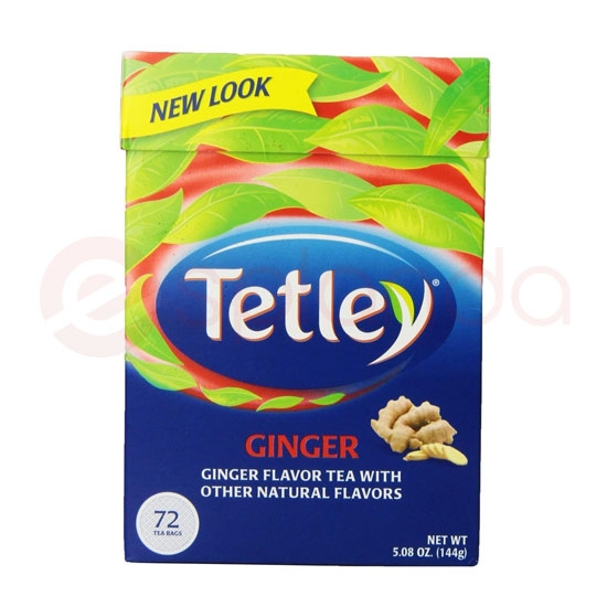 TETLEY GINGER TEA: 144 GM