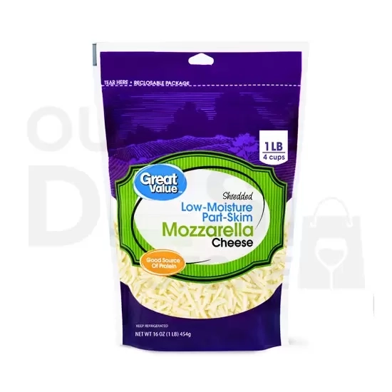 Low-moisture Part-skim Mozzarella Shredded Cheese, Mozzarella