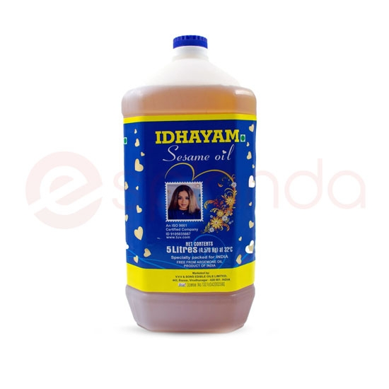 IDHAYAM SESAME OIL: 5LTR