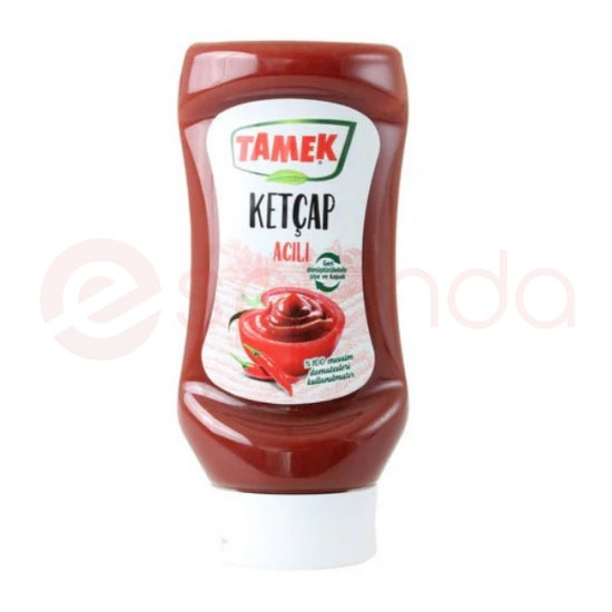 TAMEK HOT KETCHUP: 355GM