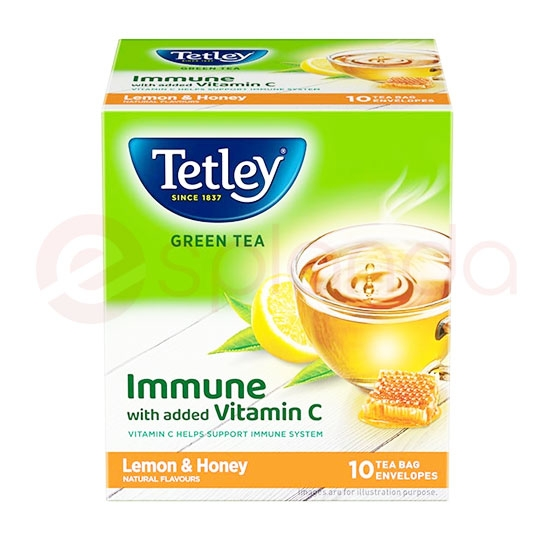 TETLEY GREEN TEA HONEY : 108GM