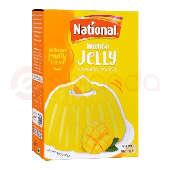 NATIONAL JELLY MANGO : 80GM
