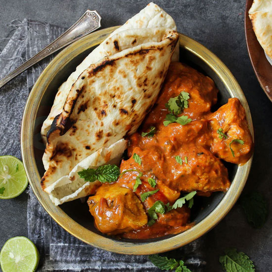 Chicken Coconut Naan