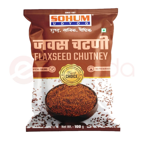 SOHUM FLAXSEED CHUTNEY:100G