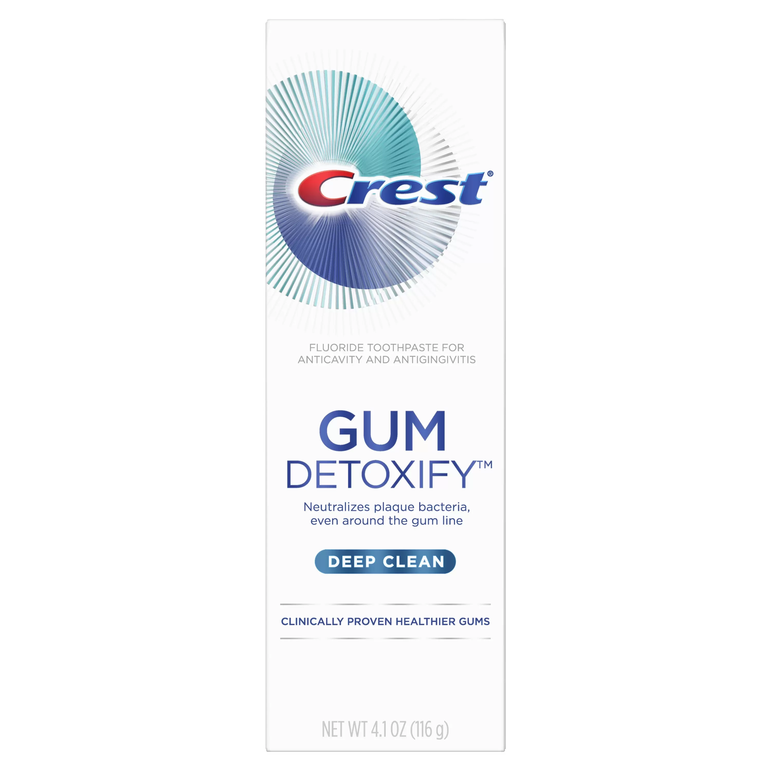Crest Gum Detoxify Fluoride Toothpaste Deep Clean