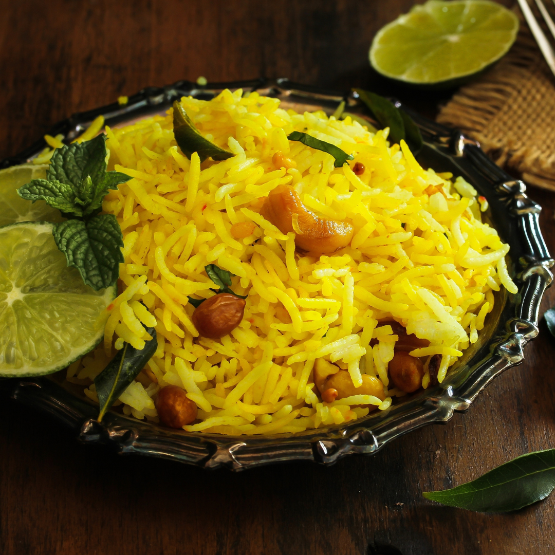 Lemon Rice (with Pickles)