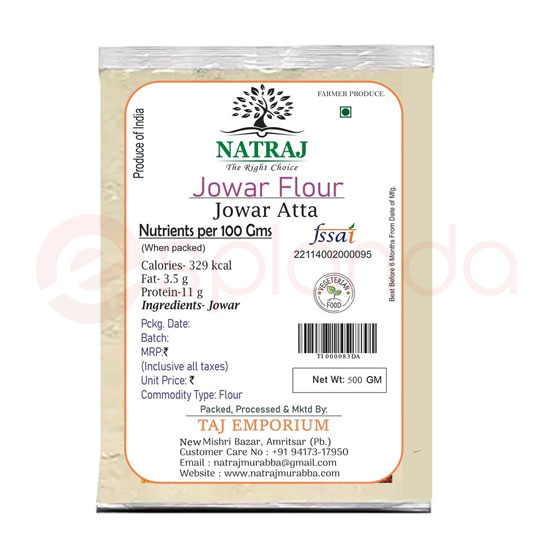 NATRAJ JOWAR FLOUR:4LB