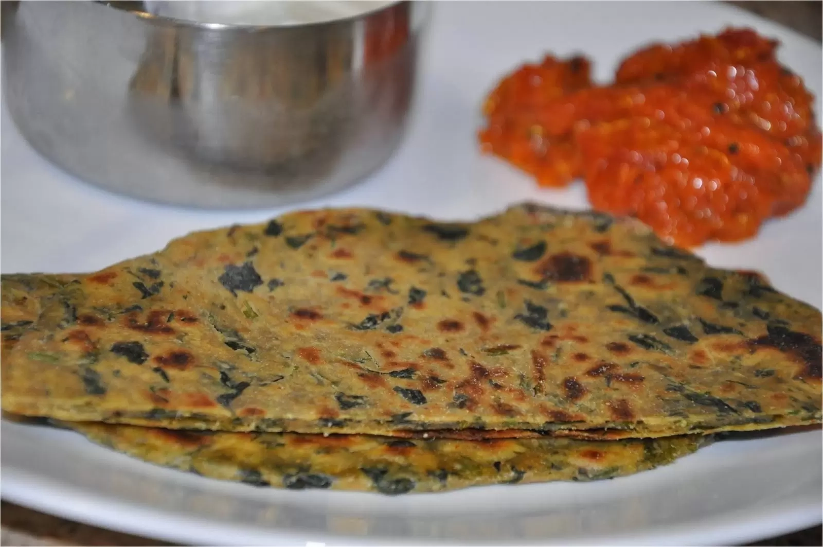 Methi (Fenugreek) Paratha (2pcs)