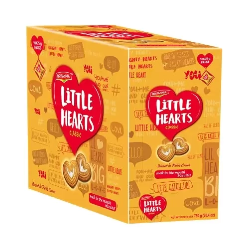 BRITANNIA Little Hearts Classic Biscuit - Cookies