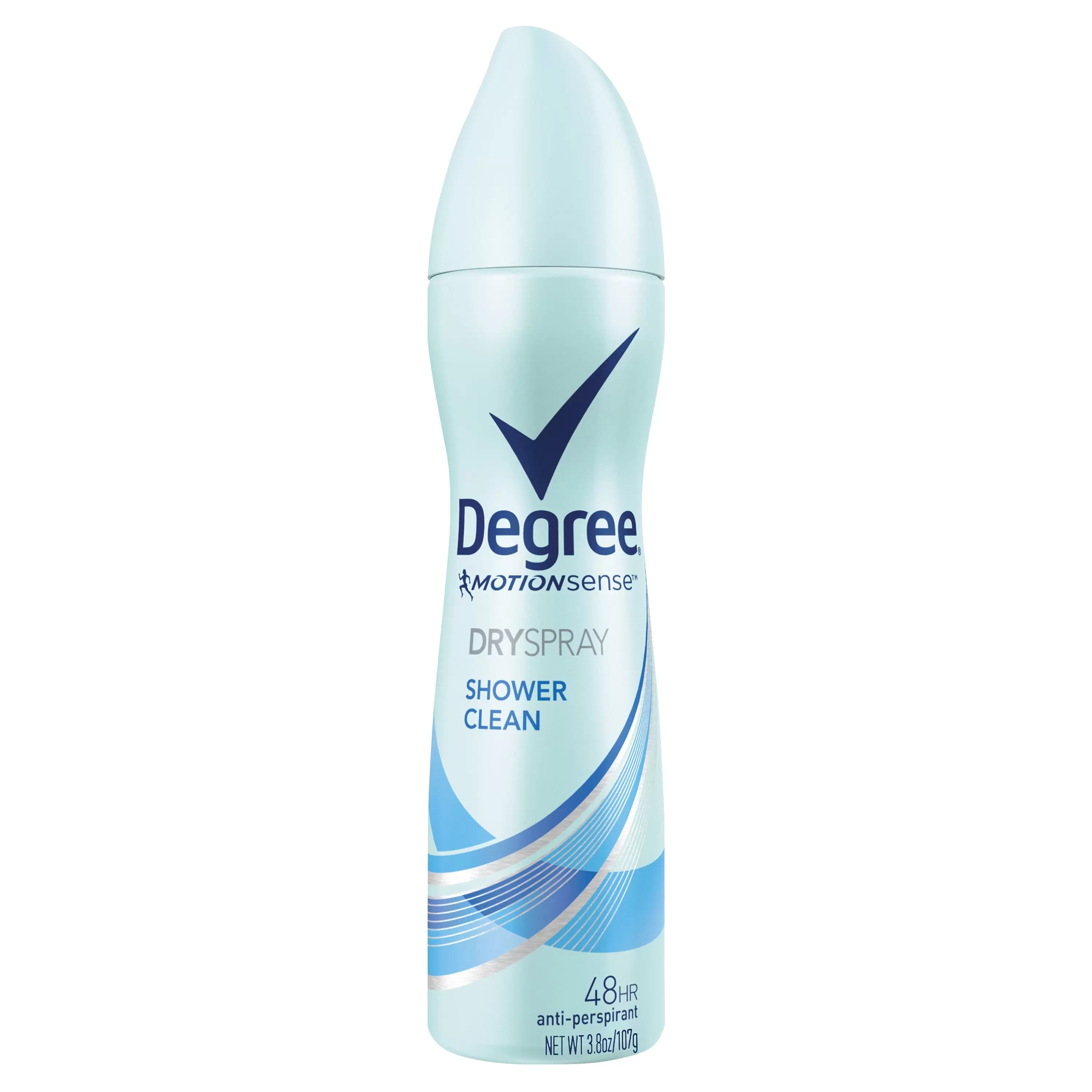 Degree Motion Sense Dry Spray AntiPerspirant Shower Clean