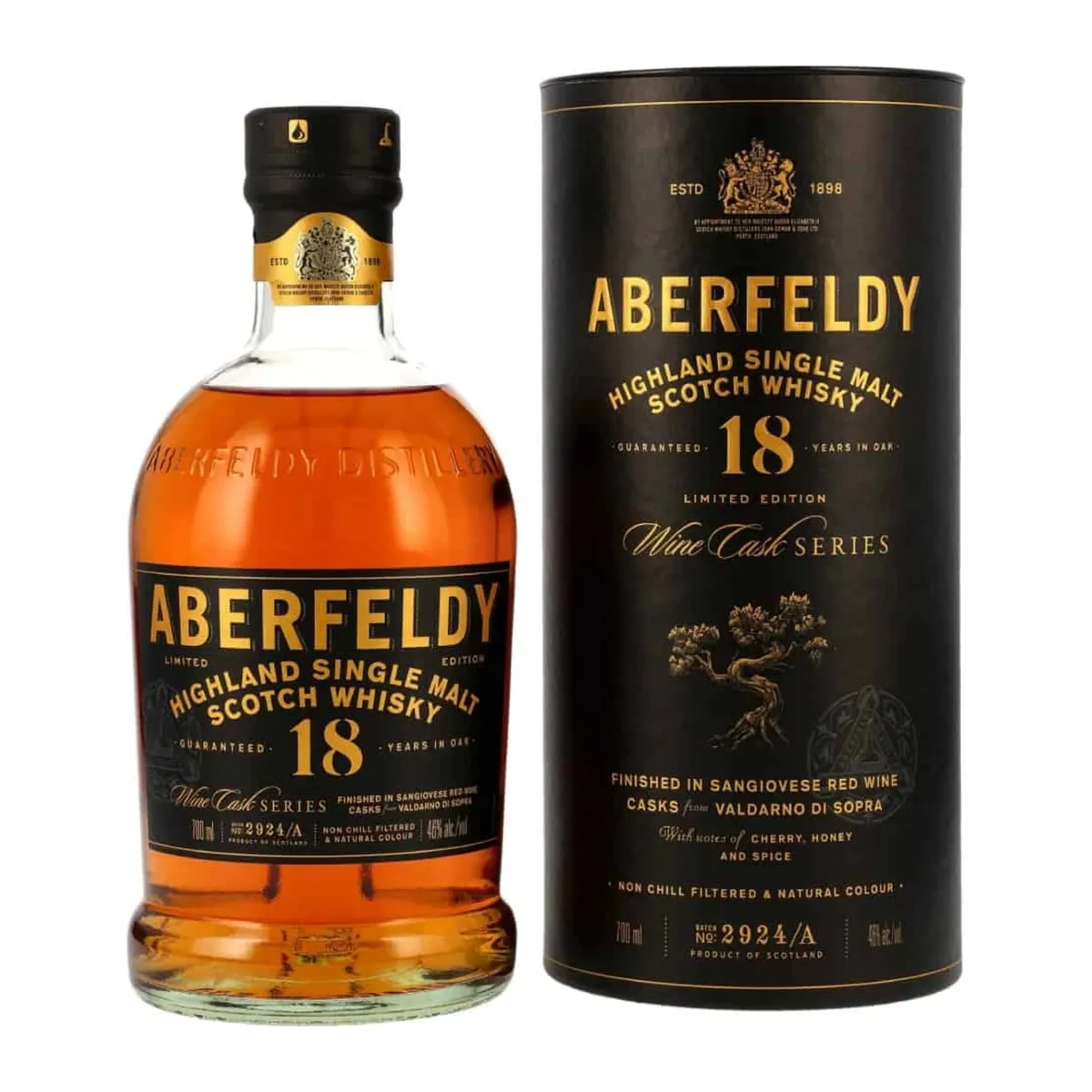 ABERFELDY 18 YEAR SANGIOVESE CASK 750 ML at CBC Liquors, Westford, Westford MA