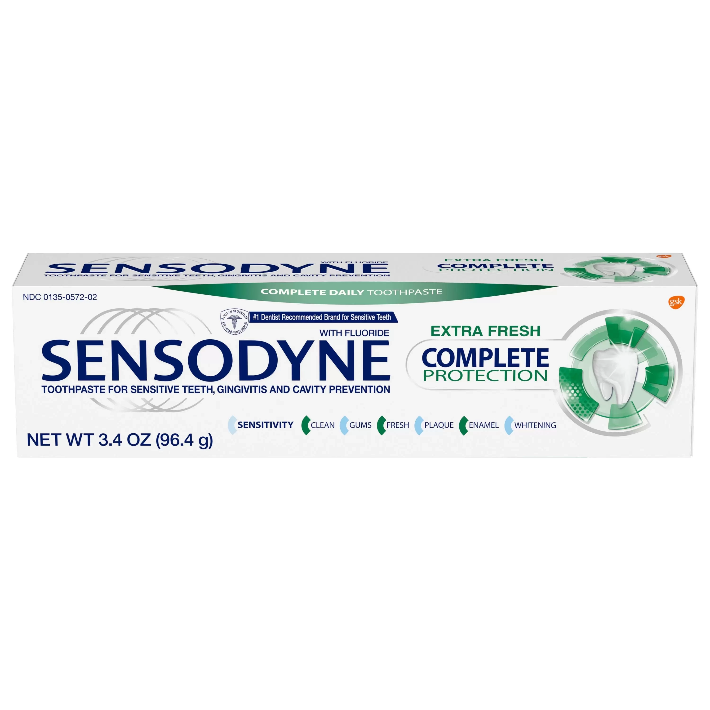 Sensodyne Complete Protection Sensitive Toothpaste, Extra Fresh,