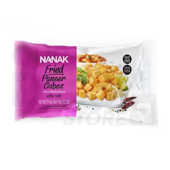NANAK FRIED PANEER CUBES: 5LB NANAK FRIED PANEER CUBES: 5LB