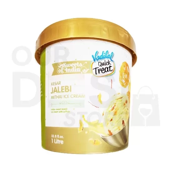 Vadilal Ice Cream Kesar Jalebi