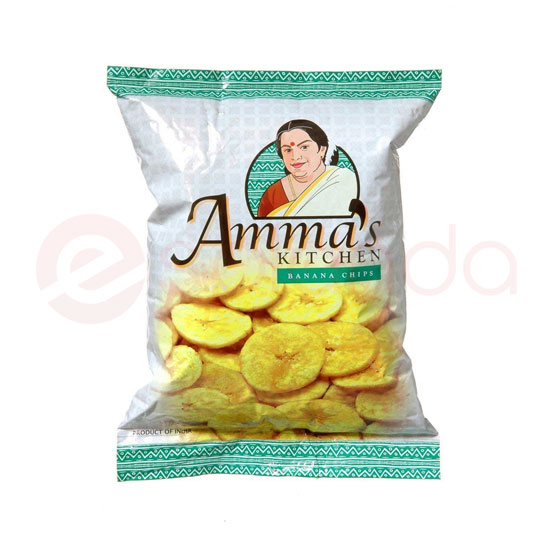AMMA'S BANANA CHIPS: 1LB
