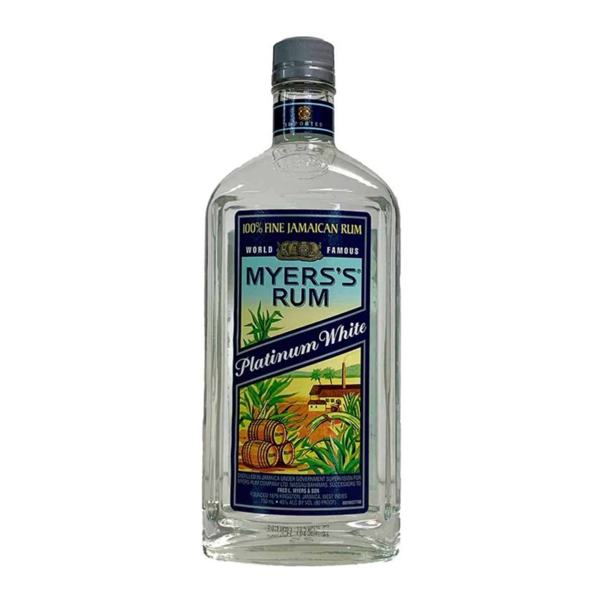 Myers's Platinum White Rum, 750 ML
