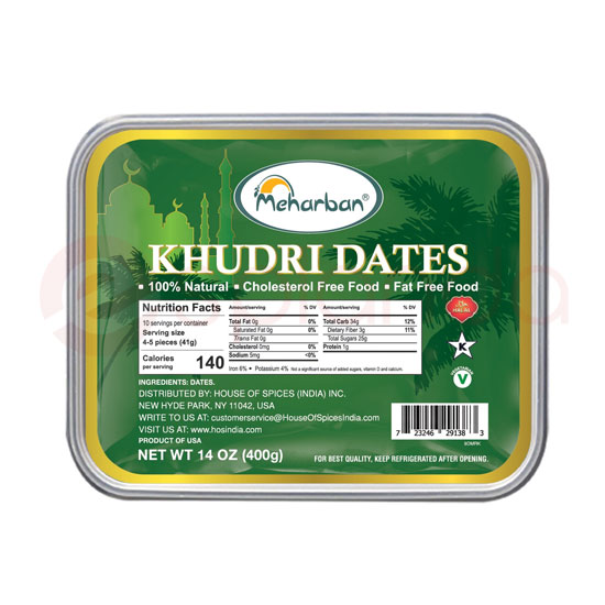 MEHARBAN KHUDRI DATES: 400GM