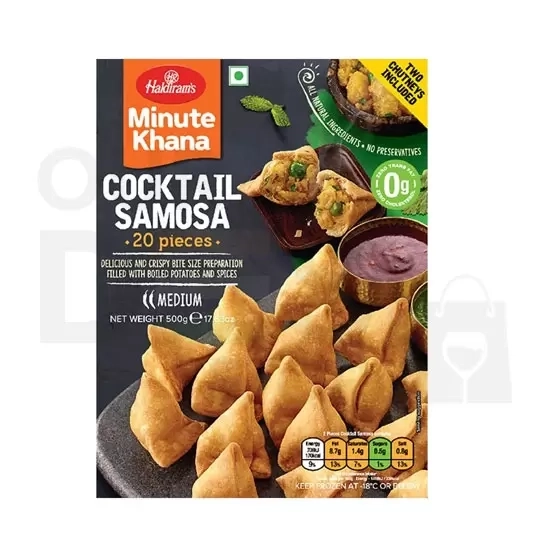 Haldiram Cocktail Samosa : 60