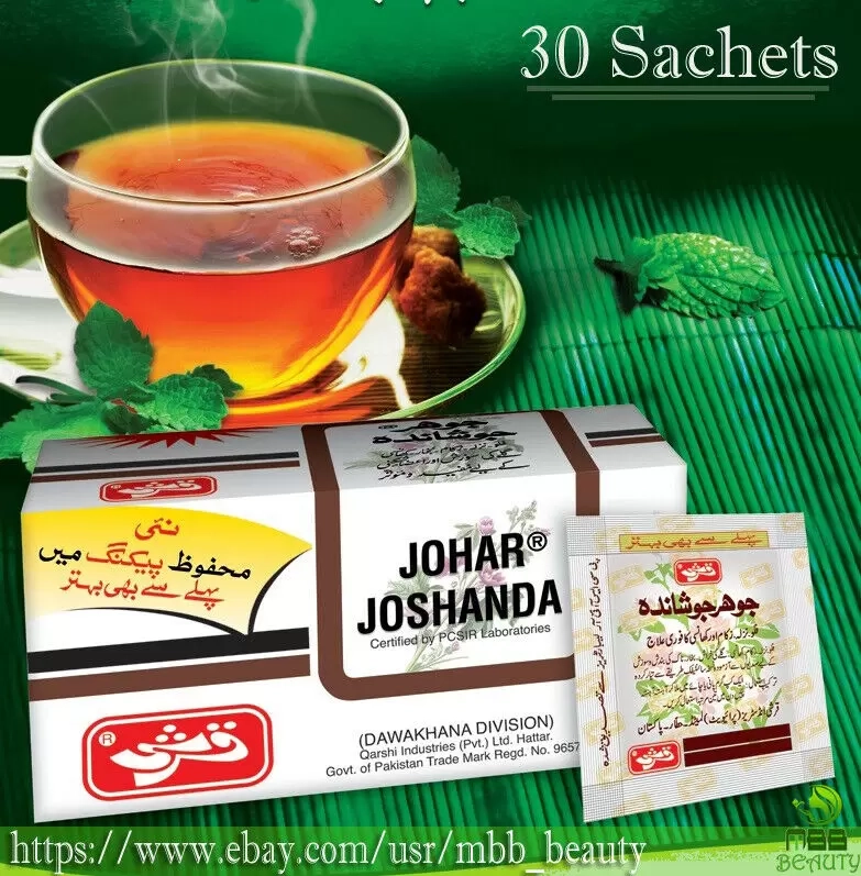 Qarshi Johar Joshanda Herbal Tea + Free Shipping