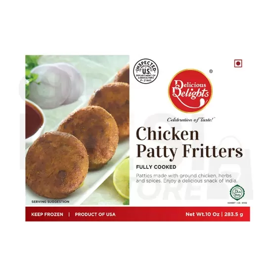 Dd Chicken Patty Fritter:10 Oz