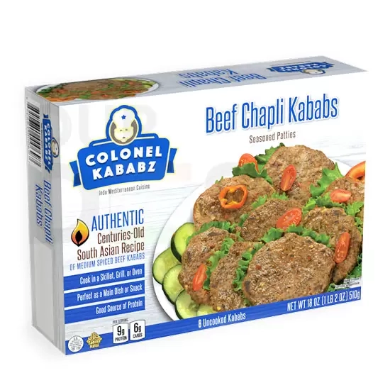 Ck Beef Chapli Kabab: 18z