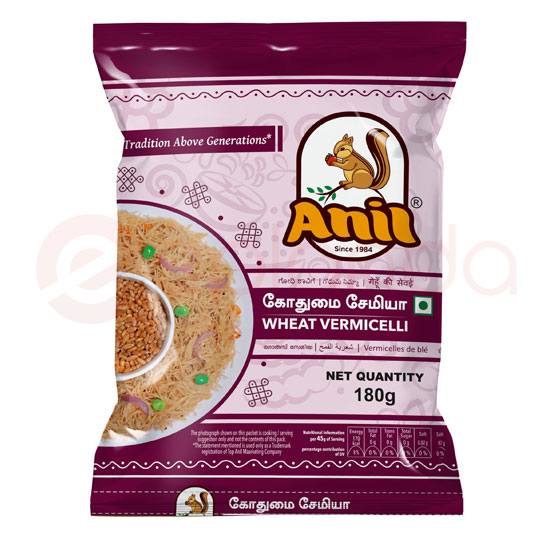 ANIL WHEAT VERMICELLI:180GM