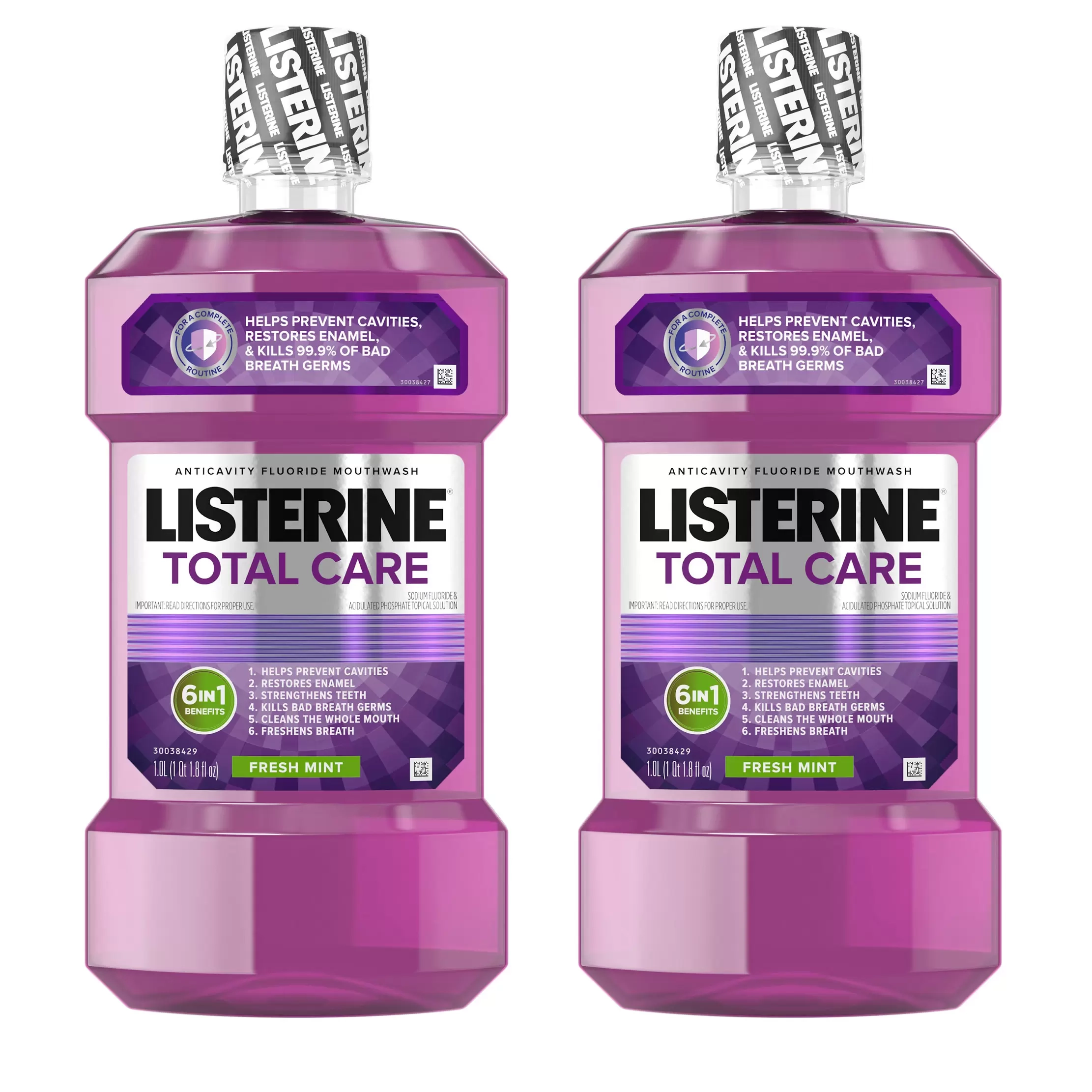 Listerine Total Care Anticavity Mouthwash Fresh Mint