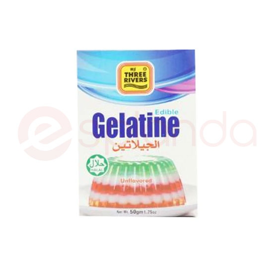 THREE RIVERS GELATINE : 50GM