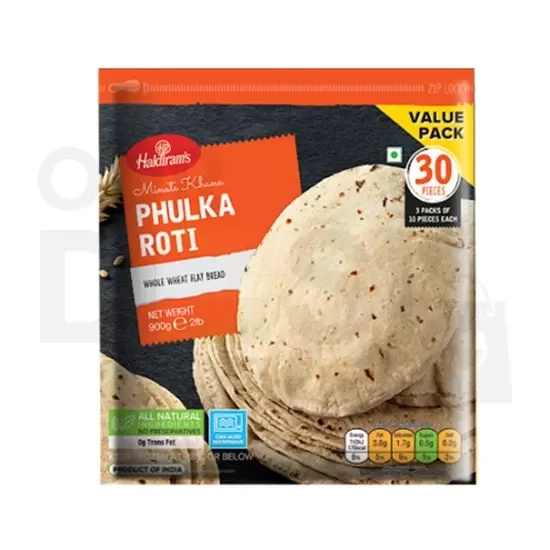 Haldirams Phulka Roti : 900 Gm Haldirams Phulka Roti : 900 Gm