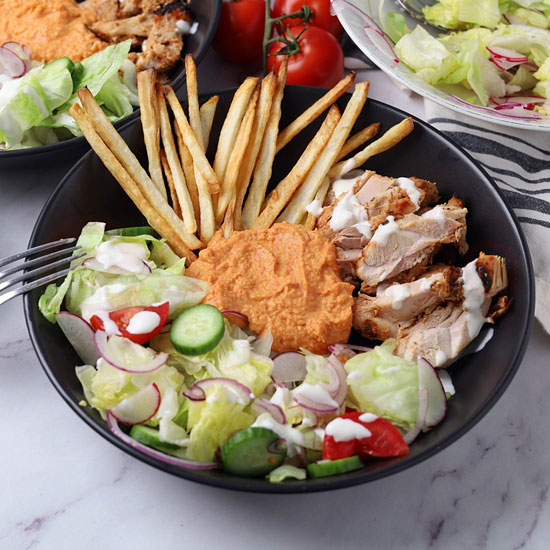 Chicken Doner Bowl