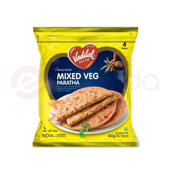 VADILAL MIXED VEGPARATHA:1.6KG