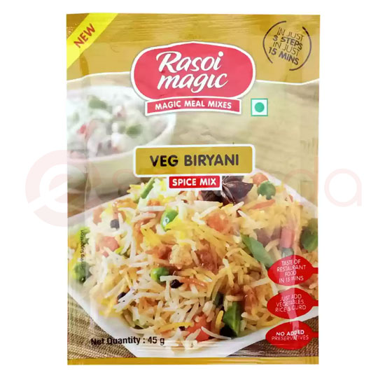 RASOI MAGIC VEG BIRYANI: 50GM